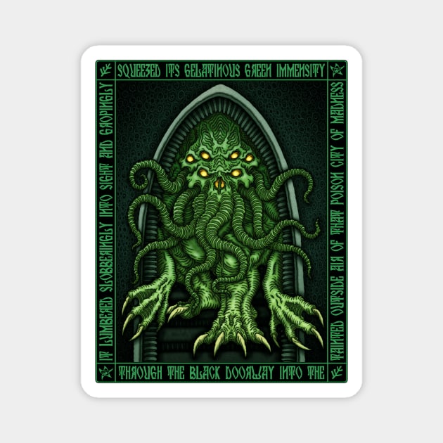 Cthulhu Icon - Azhmodai 2020 Magnet by azhmodai