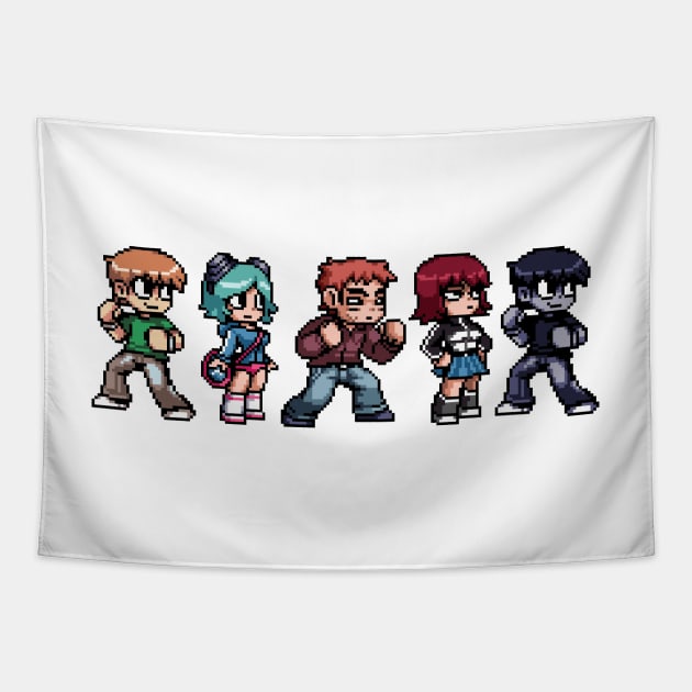 The Gang Sprite Tapestry by SpriteGuy95