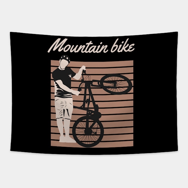 Bmx Bike Tapestry by Hashop