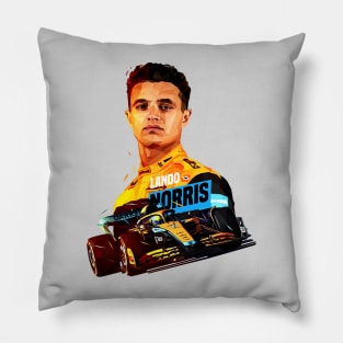 2022 Low Poly Lando Norris Pillow