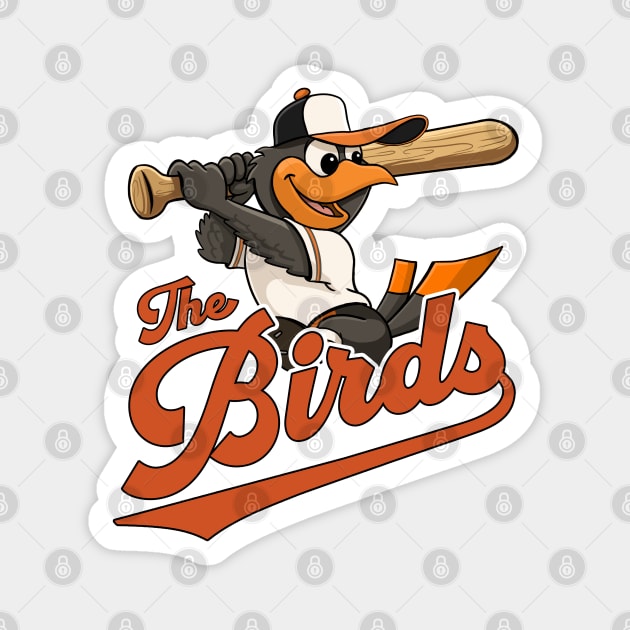 The Oriole Birds Baseball Mascot Magnet by GAMAS Threads