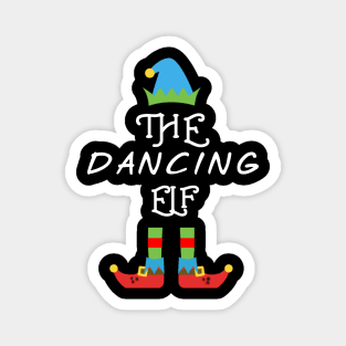 The Dancing Elf Matching Family Group Christmas Party Magnet