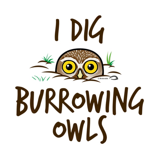 Burrowing Owls Owl Design by Owl Is Studying