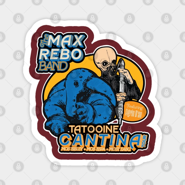 Max Rebo Band Tour Magnet by Nazonian