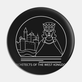 Architects of the West Kingdom Minimalist Line Drawing - Board Game Inspired Graphic - Tabletop Gaming  - BGG Pin