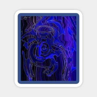 Digital abstract art 3.9 Magnet