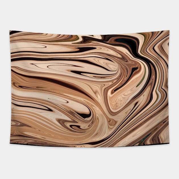 Tiger Marble colors grading pattern Waves Tapestry by Dolta