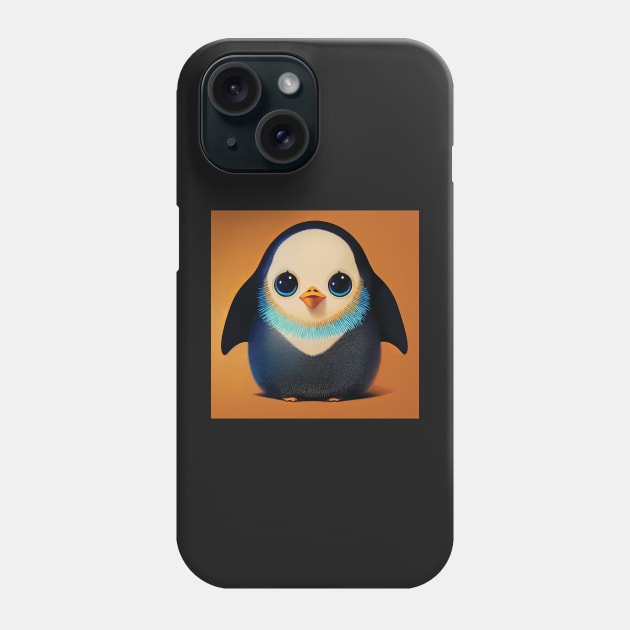 Cute Baby Penguin Phone Case by Geminiartstudio