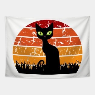 Retro Cat Tapestry