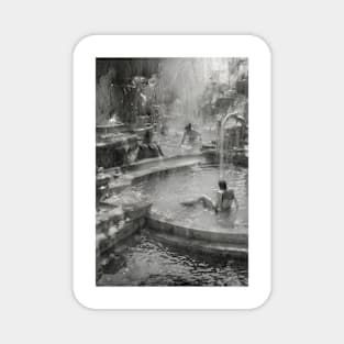 Fountain of youth digital Artwork Magnet