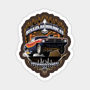 Muscle Car - Barracuda Road Burn Magnet