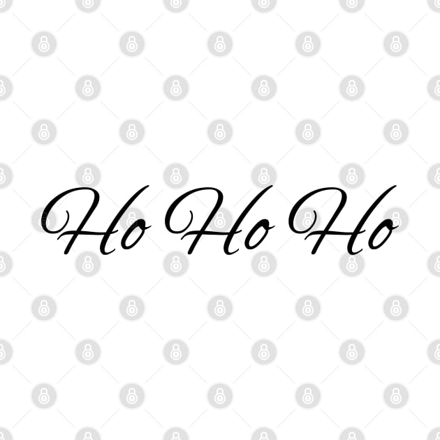 Ho Ho Ho Font Design by LittleMissy