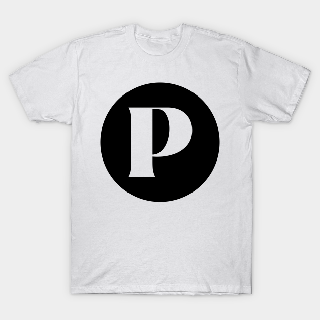 Discover P (Letter Initial Monogram) - P - T-Shirt