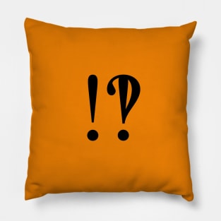 Bang Interrobang Logo Pillow