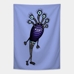 Funny Monster With Fancy Pants Tapestry