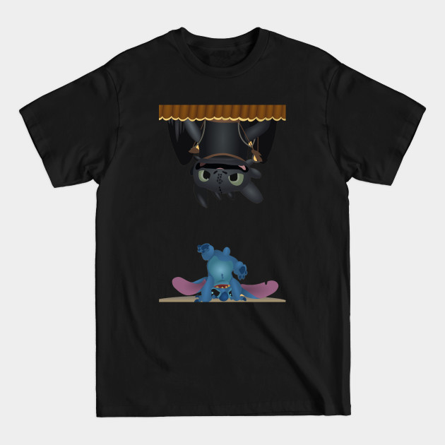 Discover Besties do it together - Stitch and Toothless - Toothless - T-Shirt