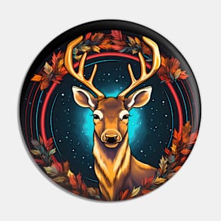 Deer in Ornament, Love Deers Pin