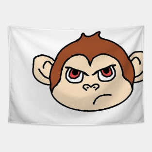 Angry Baby Ape Tapestry