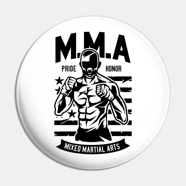 MMA Fighter Pin by Z1