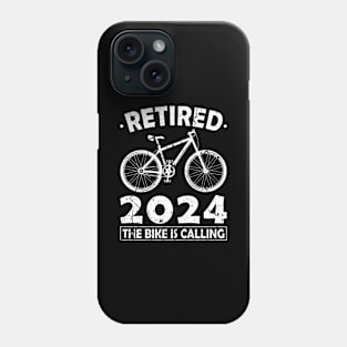 Retired 2024 The Bike Is Calling Cycling Cyclist Phone Case