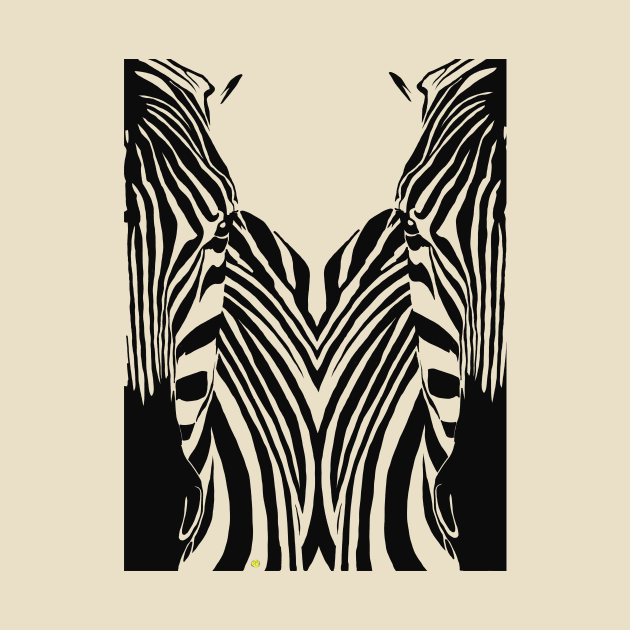 Zebra PopArt by RobertBretonArt