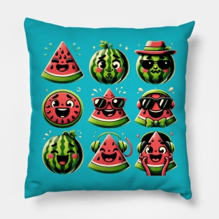 Watermelon Characters Pillow