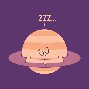 Sleepy Saturn T-Shirt