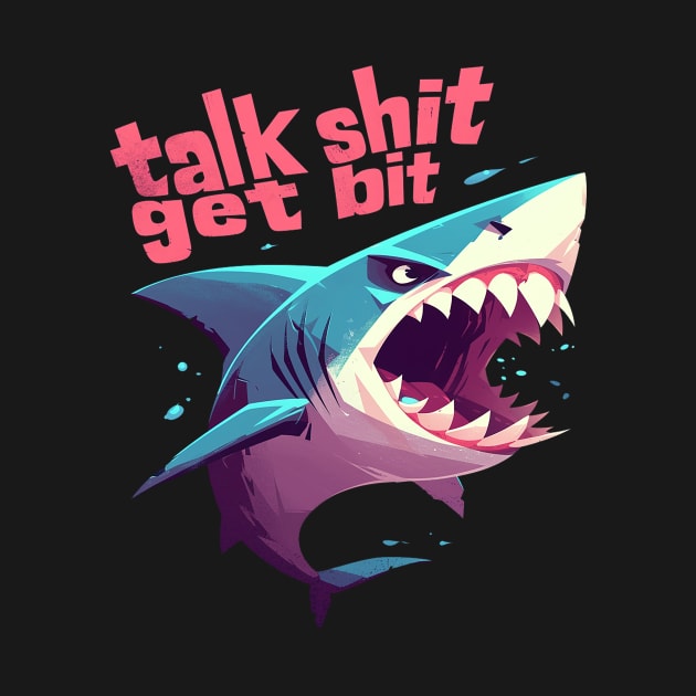 talk shit get bit by Stephanie Francoeur Art