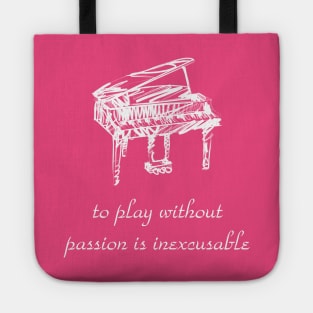 Piano Player Tote