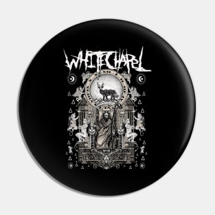 Whitecapel groove metal Pin