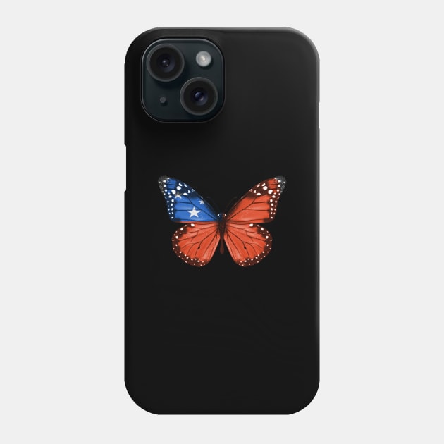 Samoan Flag  Butterfly - Gift for Samoan From Samoa Phone Case by Country Flags