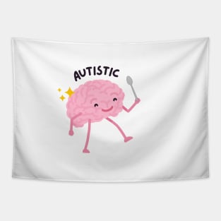 Autistic Brain (Light) Tapestry