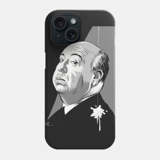 Alfred Hitchcock - An illustration by Paul Cemmick Phone Case