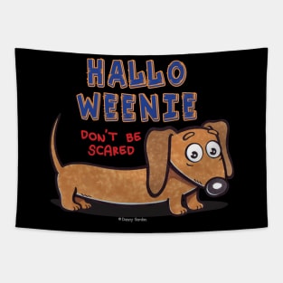 Halloweenie  Halloween Dachshund Tapestry