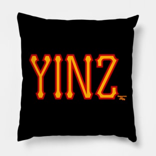 Homegrown Yinz Font Pillow