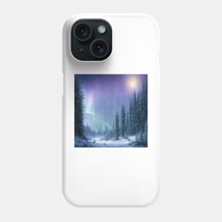 Aurora Winter Night Phone Case