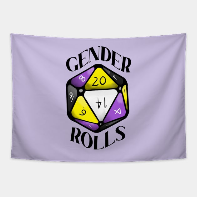 gender rolls dnd Tapestry by atlasbackache