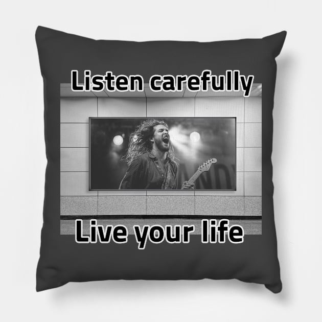 Live your life Pillow by zzzozzo