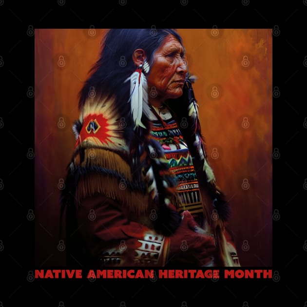 Native American Heritage Month -Iindigenous men by DESIGNWELTS