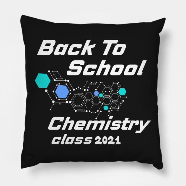Chemistry class 2021 Pillow by Prossori