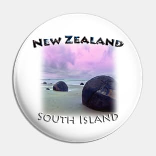 New Zealand - South Island, Moeraki Boulders Pin