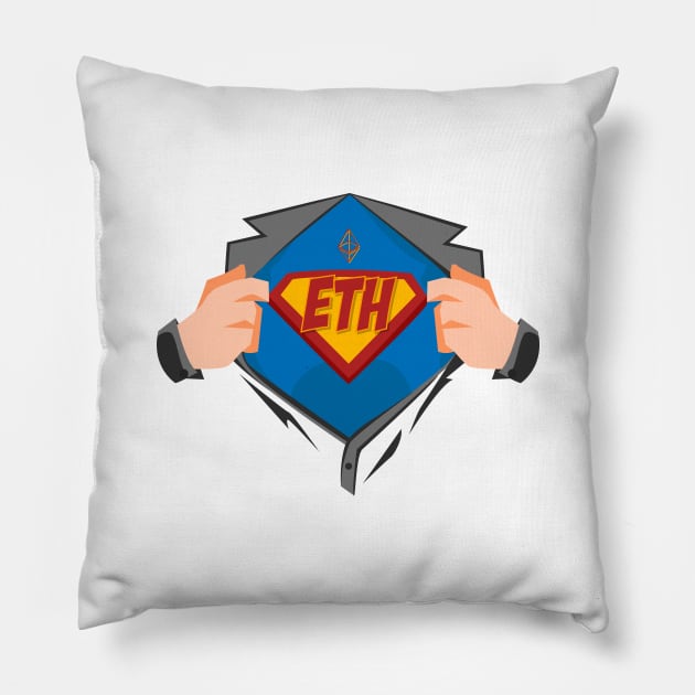 ETH man Pillow by mangobanana