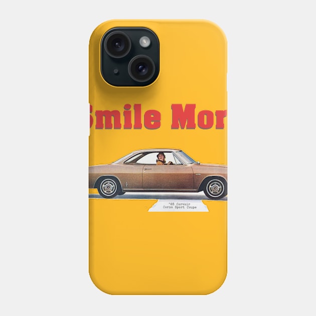 Corvair Smile - 1965 Corvair Corsa Sport Coupe Phone Case by pantherpictures