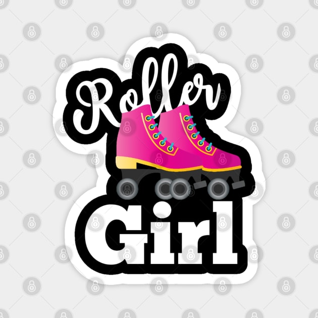 Roller Girl Magnet by Bernesemountaindogstuff