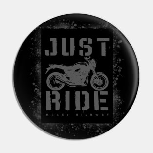 Just Ride Stencil, z900rs Pin