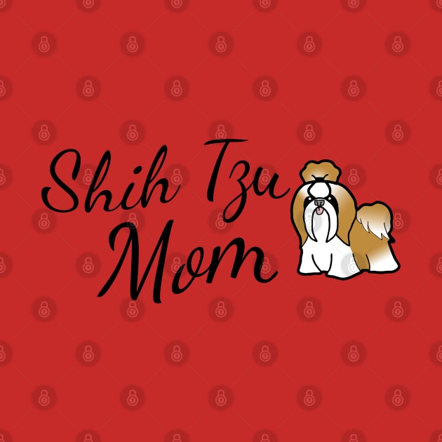 Shih Tzu Dog Mom by tribbledesign