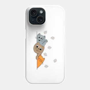 Funny Cats, Hanging Cats, Orange Cats are the best Phone Case