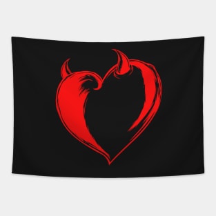 Devil Heart Tapestry