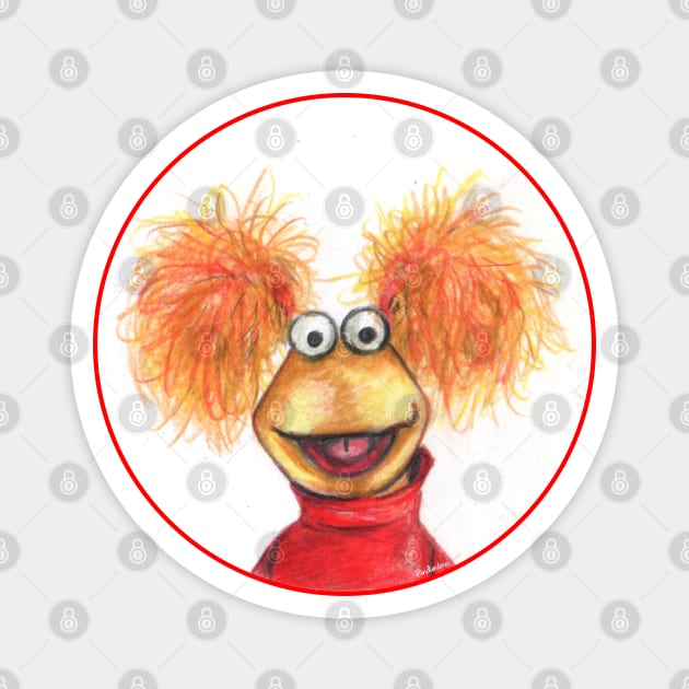 Rosi Fraggle Magnet by Pendientera