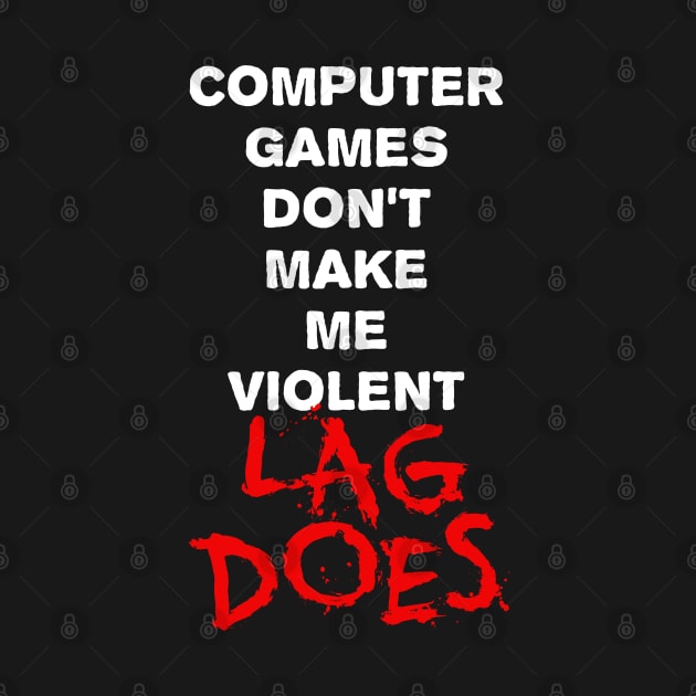 Computer Games Dont Make Me Violent by Liberty Art